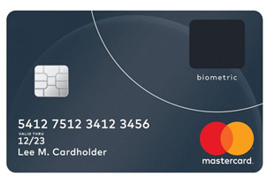 The bank card also has fingerprint recognition