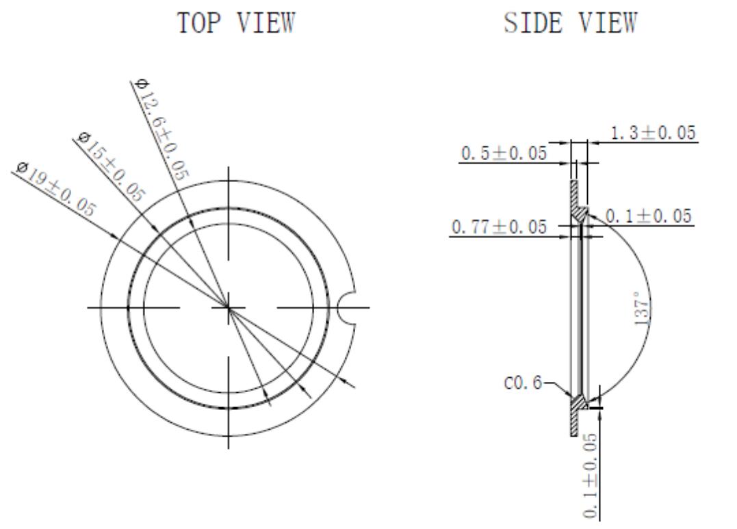 Semiconductor fingerprint module size