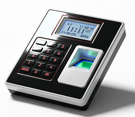 Optical fingerprint module for access control systems