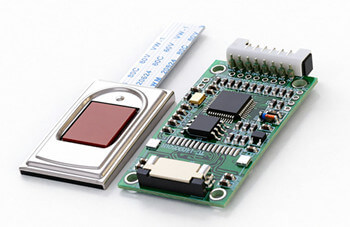 Capacitive fingerprint sensor