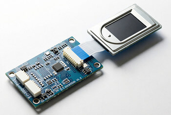 High-resolution photographs of the fingerprint module