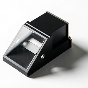Photograph of the AS608 optical fingerprint sensor